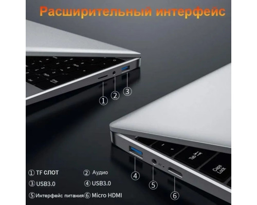 Игровой ноутбук Intel Celeron N5095 (2.0 ГГц), RAM 24 ГБ