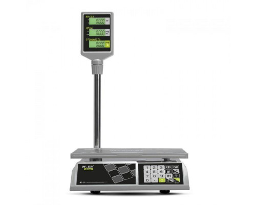 Весы торговые Mertech M-ER 326 ACP-15.2 "Slim" (LCD, Белые)