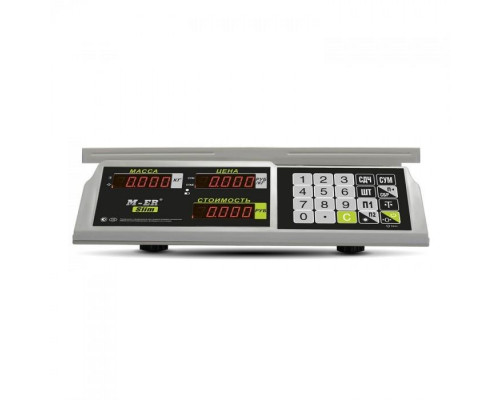 Весы торговые Mertech M-ER 326 AC-15.2 "Slim" (LED, Белые)