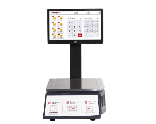 Весы с печатью этикеток DataPrint Falcon 15" (3/6/15 кг, hHD+, LSC)