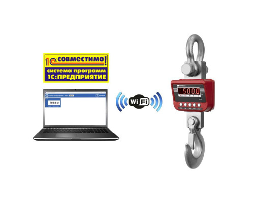 Весы крановые Масса-К ЕКМ-1500/2-W (морозостойкие с Wi-Fi)