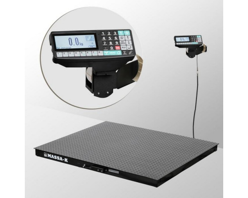 Весы платформенные с печатью этикеток Масса-К 4D-PM-20/15-3000-RP