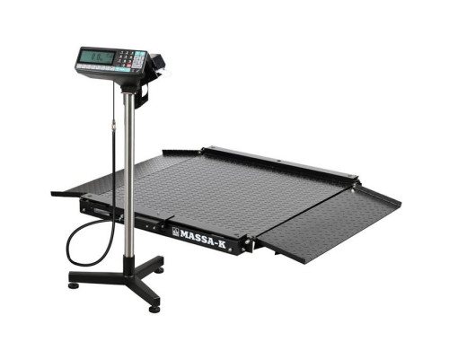 Весы платформенные с пандусом с печатью этикеток Масса-К 4D-LA-10/10-1500_RP
