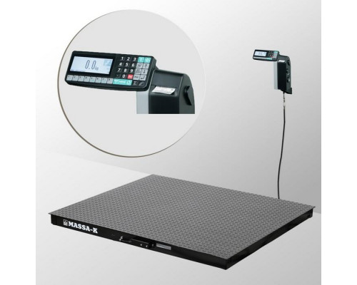 Весы платформенные с печатью этикеток Масса-К 4D-PM-12/10-1500-RL