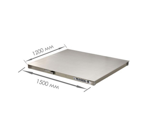 Весы платформенные с печатью этикеток Масса-К 4D-PM.S-15/12-3000-RP