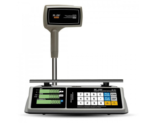 Весы торговые Mertech M-ER 328 ACPX-6.1 "TOUCH-M" (LCD, USB/RS-232)