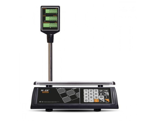 Весы торговые Mertech M-ER 327 ACP-32.5 "Ceed" (LCD, Черные)