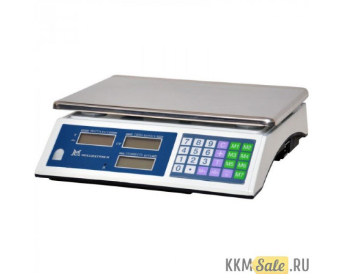Весы торговые МЕХЭЛЕКТРОН-М ВР4900-30-2Д-АБ 02 (LCD)