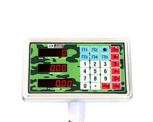 Весы напольные торговые МИДЛ МП 600 МДА Ф-3 (100/200; 600х800; нерж.) "Красная армия"