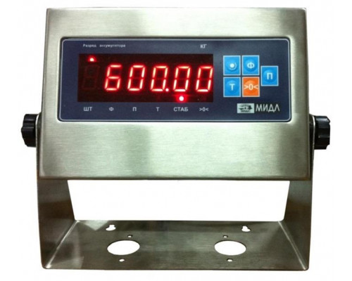Весы напольные фасовочные МИДЛ МП 600 ВДА Ф-3 (100/200; 600х800; нерж.) "Гулливер 12С"