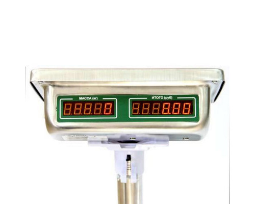Весы напольные торговые МИДЛ МП 150 МЖА Ф-3 (20/50; 400х400; нерж.) "Красная армия"