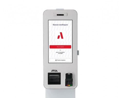 Купить Касса самообслуживания АТОЛ КСО 3245 (J6412, 4/128Gb, без WiFi, без ОС, Mindeo, Ind., Кр.пин-пад, Кр.ФР) от Атол