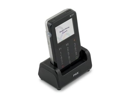 Пинпад банковский PAX D200 CTLS (GPRS/BT/WIFI) с коробом для вендинга, Банк Сбербанк