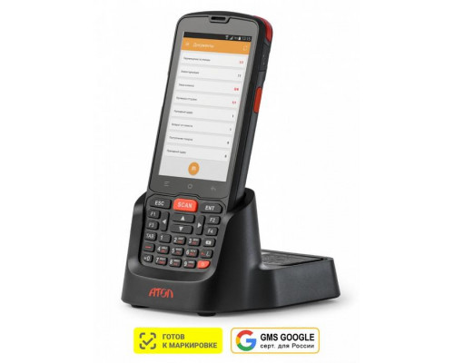 Купить Терминал сбора данных АТОЛ Smart.Slim Plus Базовый (2D, 2/16Gb, WiFi/BT/NFC/LTE/GPS, Камера, Andr.10 GMS, ПО MS: Магазин 15 ПРОДУКТОВЫЙ, БАЗОВЫЙ) от Атол