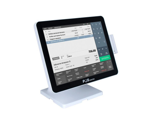 Купить Сенсорный терминал 15" POSCenter Atlas (PCAP, J4125, 8/128Gb, MSR, Белый, без ОС) от POScenter